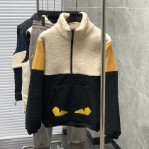 欲しい♡超限定♪フェンディ ジャケット 偽物 ロゴ ジップアップ feh96172