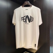 目を惹くカラーフェンディ Tシャツ 半袖 クルーネック ティシャツ コピー fes24621