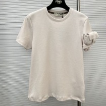 最新でオシャレフェンディ バゲット FFバックル付きコットンTシャツ コピー feu76258