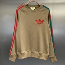 ブティック♪グッチ アディダス コピー コットンジャージー 長袖 Tシャツ 700506XJEKO4744