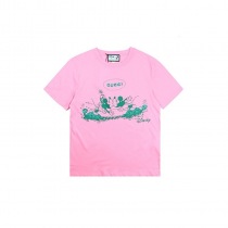 セール新作 グッチ コットン Tシャツ コピー 半袖 ロゴ gub08445