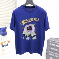 目を惹くカラー☆Disney x グッチ コラボ・ドナルドイラストTシャツ コピー♪ gud18579