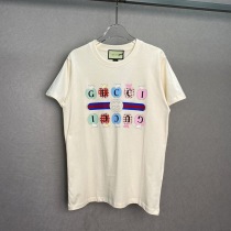 人気No1 グッチ コットン Tシャツ コピー半袖 ロゴ gud69063