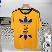 21-22AW ディダス×グッチ コットン ジャージ Tシャツ コピー gue57855