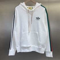確保済みグッチ×アディダス コピー トレフォイルグッチコットンフーディ guf43468