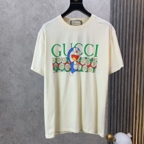 超話題!グッチxドラえもん コピー★コラボ★オーバーサイズ Tシャツ gug48308