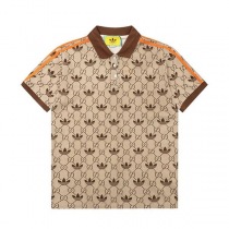 最新でオシャレ adidas x グッチ コットン Tシャツ コピー guj44537