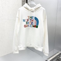 《大人気》グッチ ノースフェイス 偽物 コラボ 長袖コットン パーカー guk92160