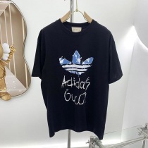ブティック♪adidas x グッチ コットン 偽物 Tシャツ gul99522
