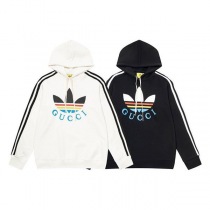 入手困難グッチ×アディダス コピー トレフォイルグッチコットンフーディ 2色 guo38991
