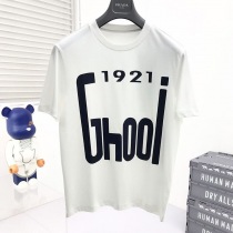 日本未入荷グッチ クリスタル"1921 グッチ" コットン Tシャツ 偽物 guo49445