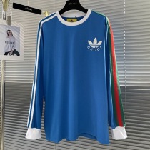 ★追跡付き発送で安心アディダス グッチ 偽物 コットンジャージー Tシャツ 長袖 gup52493