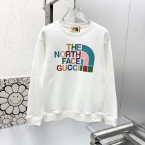 完売必至グッチ ノースフェイス コラボ 長袖コットントレーナー コピー gup67159