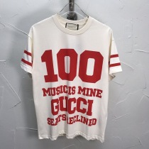 ★日本!!人気！100周年記念★グッチ★Tシャツ コピー コットン クルーネック ストライプ gur83366