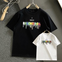 【関送込】グッチ x バレンシアガ 偽物 コラボ 半袖Tシャツ 2色 guu97767