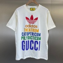 ★追跡付き発送で安心アディダス グッチ コピー コットンジャージー Tシャツ 半袖 gux61533