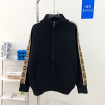 人気No1 グッチ フーデッド コットンジャージー スウェットシャツ偽物 グレー gux95822