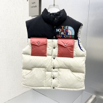 大人気!!新色コラボ♪ ノースフェイス グッチ ダウンベスト 偽物 guy59311