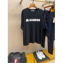一目惚れ♪ジルサンダー Tシャツ コピー ロゴ プリント コットン 送関込み 2色 Jip45665