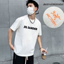 完売必至ジルサンダー+ x アークテリクス コピー コラボロゴTシャツ 男女兼用 Jiw28108