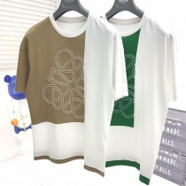 セール新作即発可★ロエベ★ハーバリウム アナグラム コットンTシャツ コピー 2色 loc47480