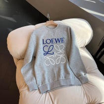 《大人気》ロエベ 偽物 アナグラム ロゴ コットン スウェットシャツ log81560