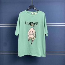 可愛い ロエベ×ジブリ ハエドリ クルーネックTシャツ コピー lom16507