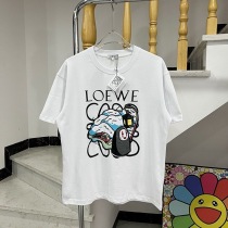 新色☆希少 ロエベ 千と千尋の神隠し Tシャツ コピー ブラック/ホワイト loo57295