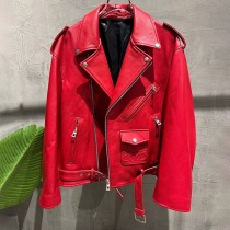 目を惹くカラーロエベ バイカージャケット コピー ライダースジャケット lou16695