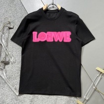 最新でオシャレ☆ロエベ★アナグラムバイカラーコットンTシャツ 偽物★ lou89139