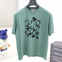 21-22AWロエベ × スタジオジブリ 偽物 ロゴ Tシャツ low84198
