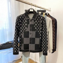 限定希少​ルイヴィトン デニムジャケット コピー NIGO×LV モノグラム ブラック 1A88WR