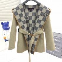 世界中で大人気♪ルイヴィトン ダミエ アズール コートウール コピー カシミア ホワイト 1A9SJ6