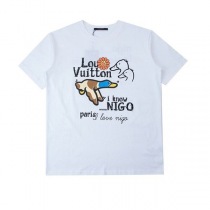 春夏新作ルイヴィトン nigo コラボ クルーネックTシャツ 偽物 ダック vuc98135