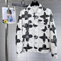 【大特価】ルイヴィトン モノグラムプリンテッドデニムジャケット コピー vug92641