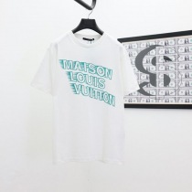 人気No1 ルイヴィトン プリント 偽物 クルーネック Tシャツ vui27156