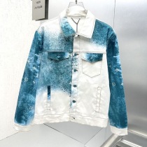 可愛いルイヴィトン スプレーデニムジャケット コピー 1AATK0 vur41320