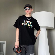 追跡付 ルイヴィトン 草間彌生 偽物 ロゴ Tシャツ vur81275