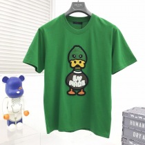 セール新作【​ルイヴィトン×NIGOコラボ】ダック クルーネック Tシャツ 偽物 vuv30966
