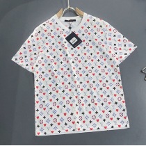 超話題!☆​ルイヴィトン Tシャツ パロディ ウォーターカラーモノグラム☆ロゴ vuw17317