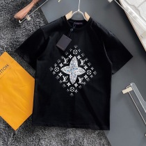 春もの新作ルイヴィトン Tシャツ コピー 21SS フロウティングLVプリンテッド vux11502