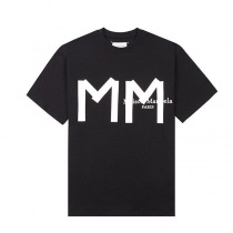 人気No1メゾンマルジェラ ロゴ ブラックTシャツ 偽物 Maq15697