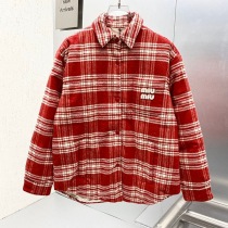 ミュウミュウ Plaid down プレイド ダウンジャケット コピー myp20130