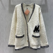 完売必至☆MIU MIU セーター 偽物☆ オーバーサイズロゴモヘアセーター♪ mys81908