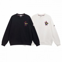 追跡付き 安いモンクレール スウェットシャツ 偽物 スパンコール ロゴ 2色 moe74422