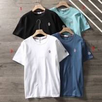 モンクレール コットンジャージ クルーネック ロゴTシャツ 偽物 moj56475