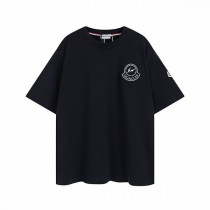 追跡付 モンクレール 偽物 コットンロゴプリント Tシャツ moj86981