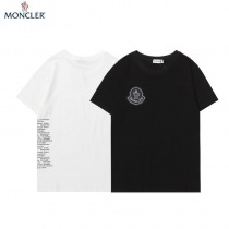 累積売上総額第１位！モンクレール 偽物 シンプルロゴ半袖Tシャツ mow13157