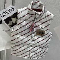 日本未入荷 グッチ×ノースフェイス モノグラム ダウン ベストコピー Nob43141