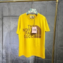 人気No1 グッチ Tシャツ トップス ノースフェイス コピーオーバーサイズ 黄 新作 グッチ Noh21570